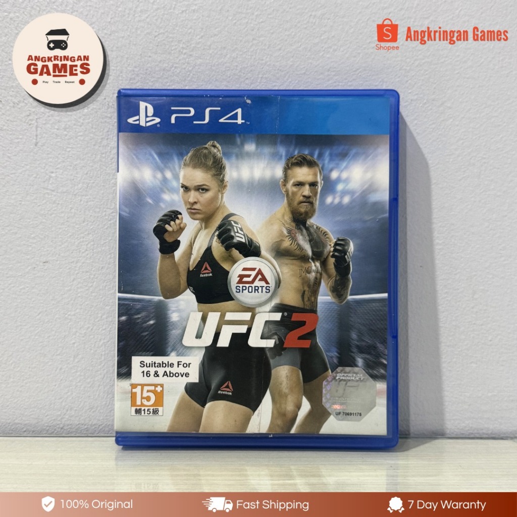 BD Kaset UFC 2 PS4 Second Bekas Original | Fighting Game MMA Khabib Mcgregor Playstation