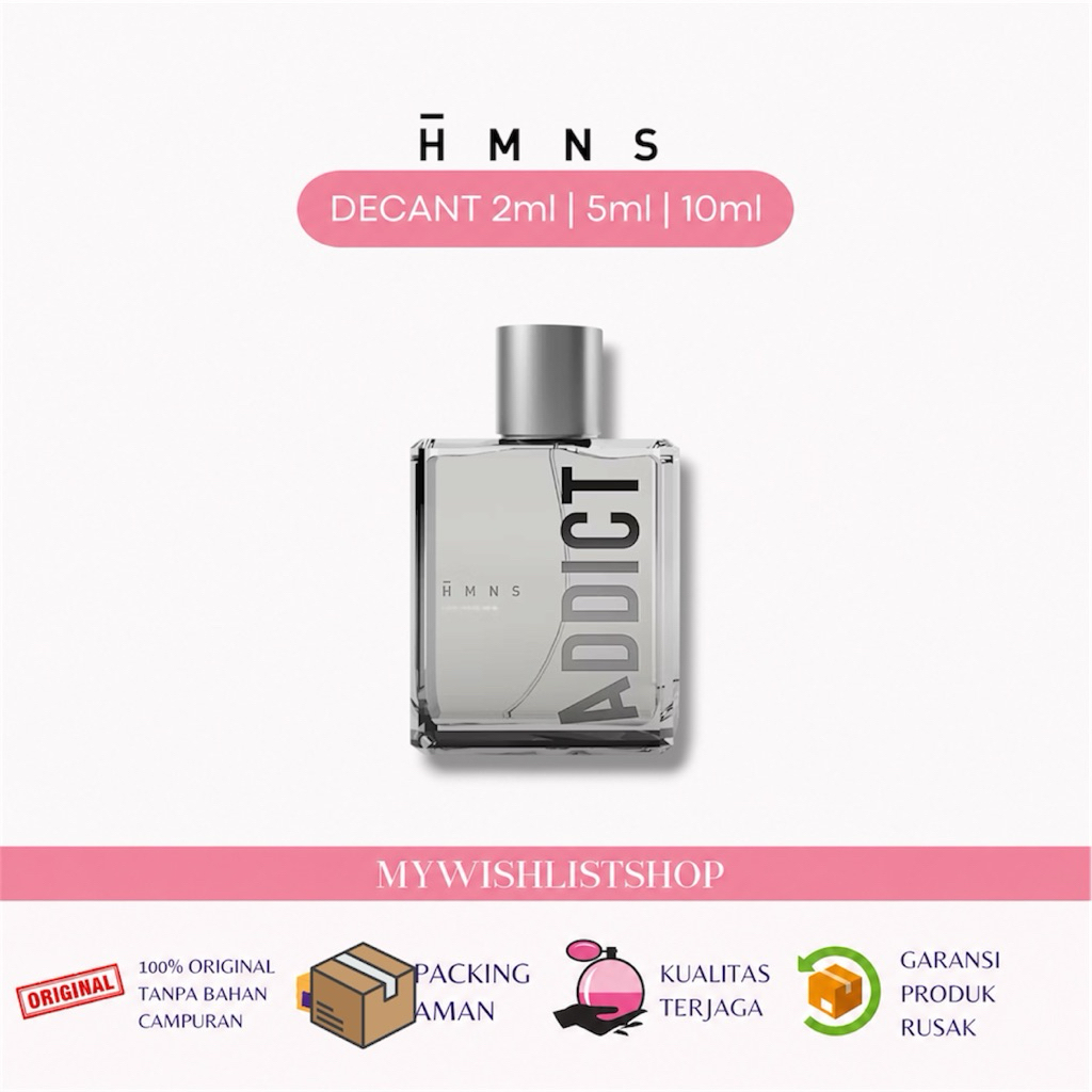 Decant HMNS Addict - Aroma Fruity Coffee Amber, Wangi Tahan Lama