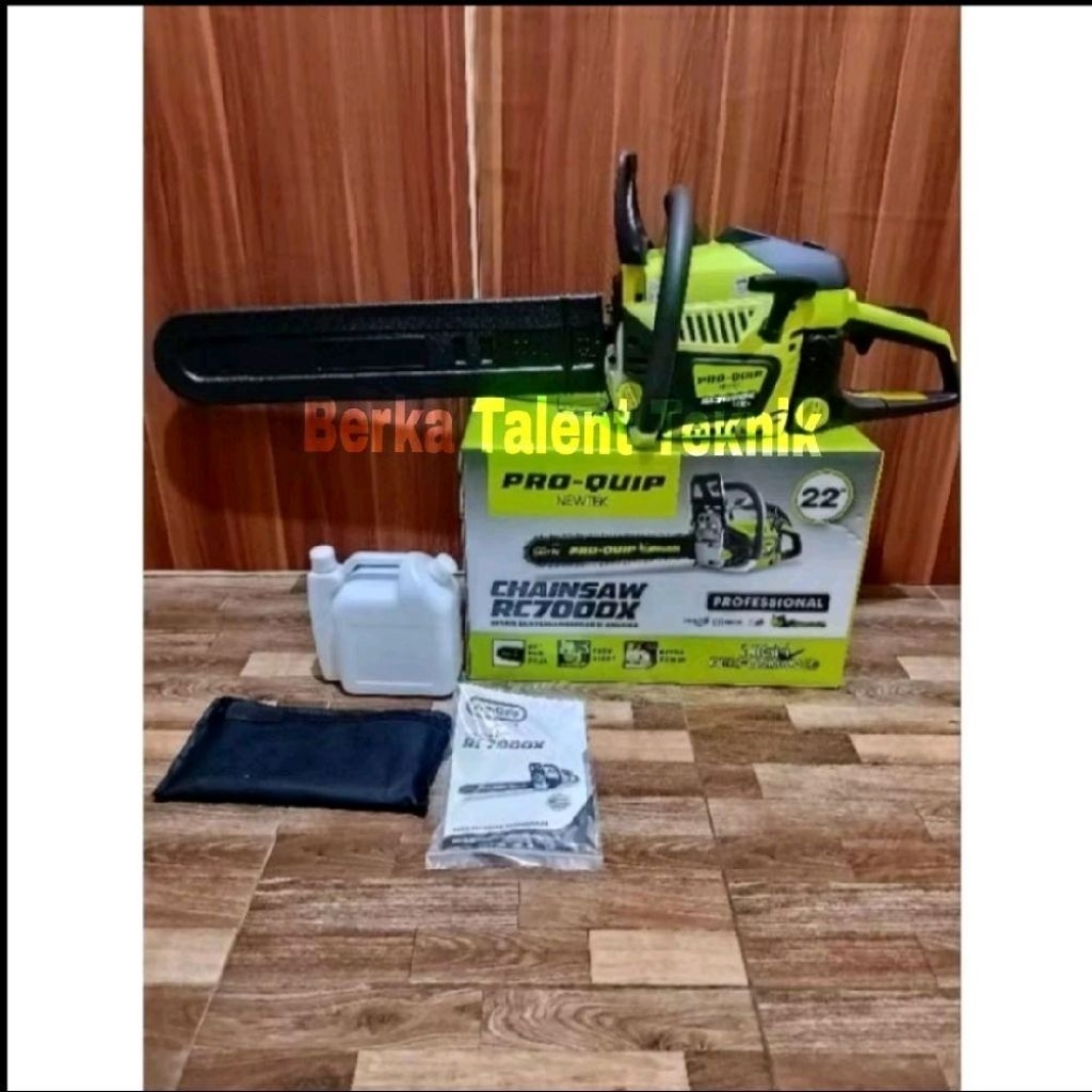 MESIN SENSO CHAINSAW PRO-QUIP RC7000X 22" 2TAK BAR LASER / SENSO PRO-QUIP RC7000X 2TAK BAR LASER ORI