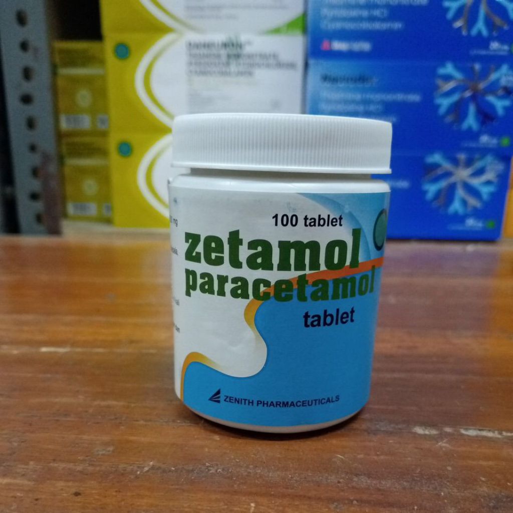 Zetamol pot Paracetamol 1 pot 100 tablet