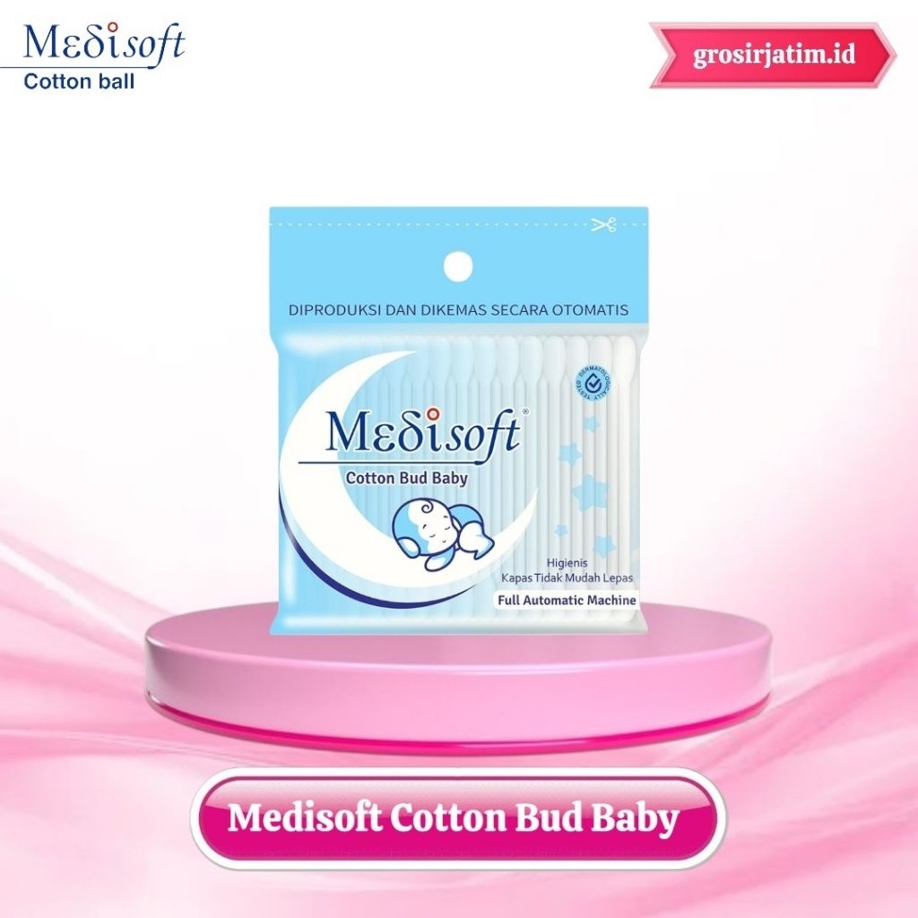 MEDISOFT COTTON BUD BABY 100 | COTTON BUD MURAH | COTTON BUD GROSIR | COTTON BUD LEMBUT