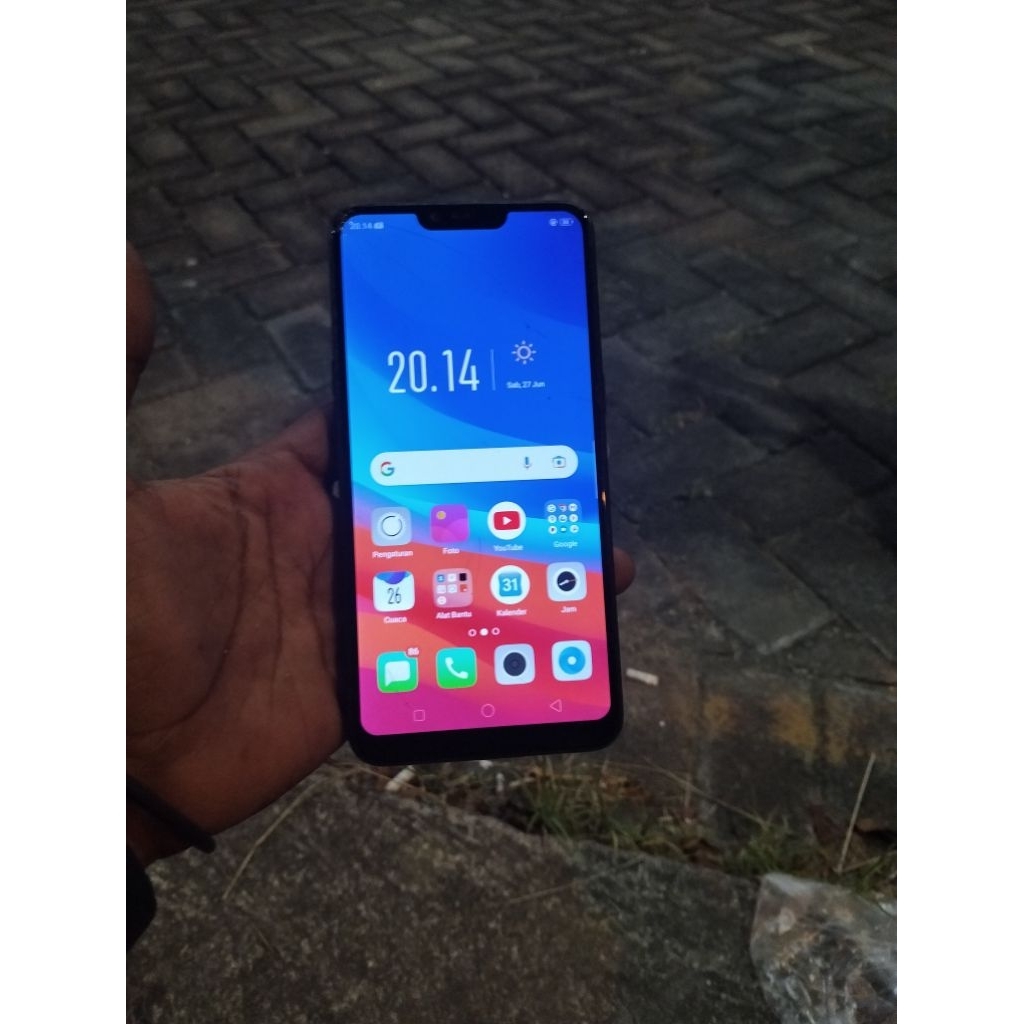 hp Oppo a3s minus lcd