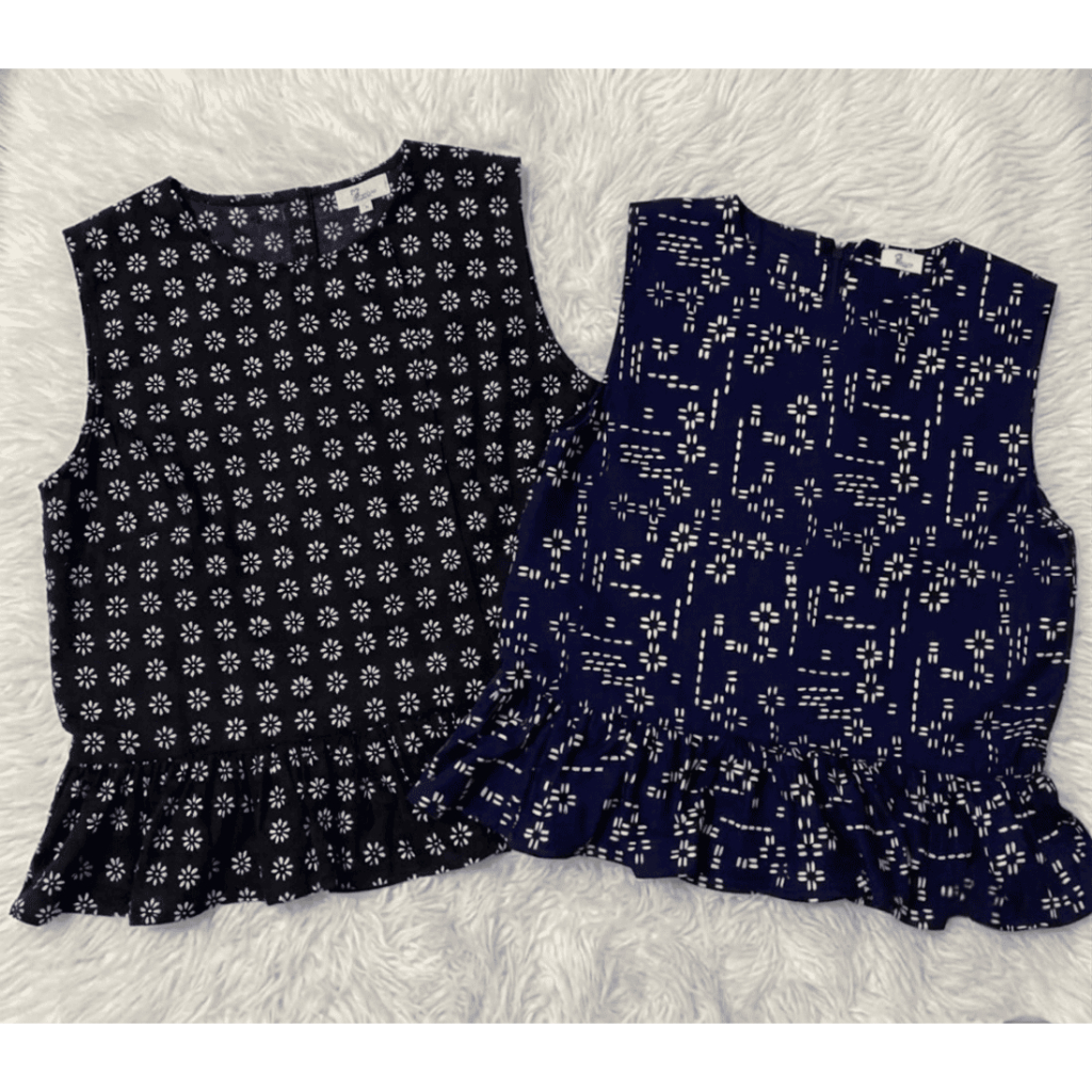 Inner outer wanita, top vest tanpa lengan, inner blouse batik