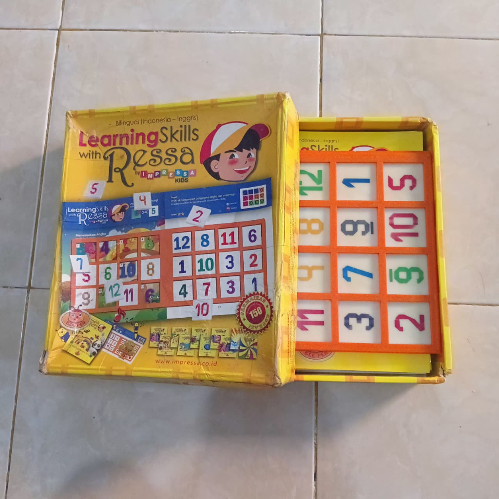 Mainan Edukasi Anak Learning Skills with Ressa Impressa Kids Grolier Lengkap