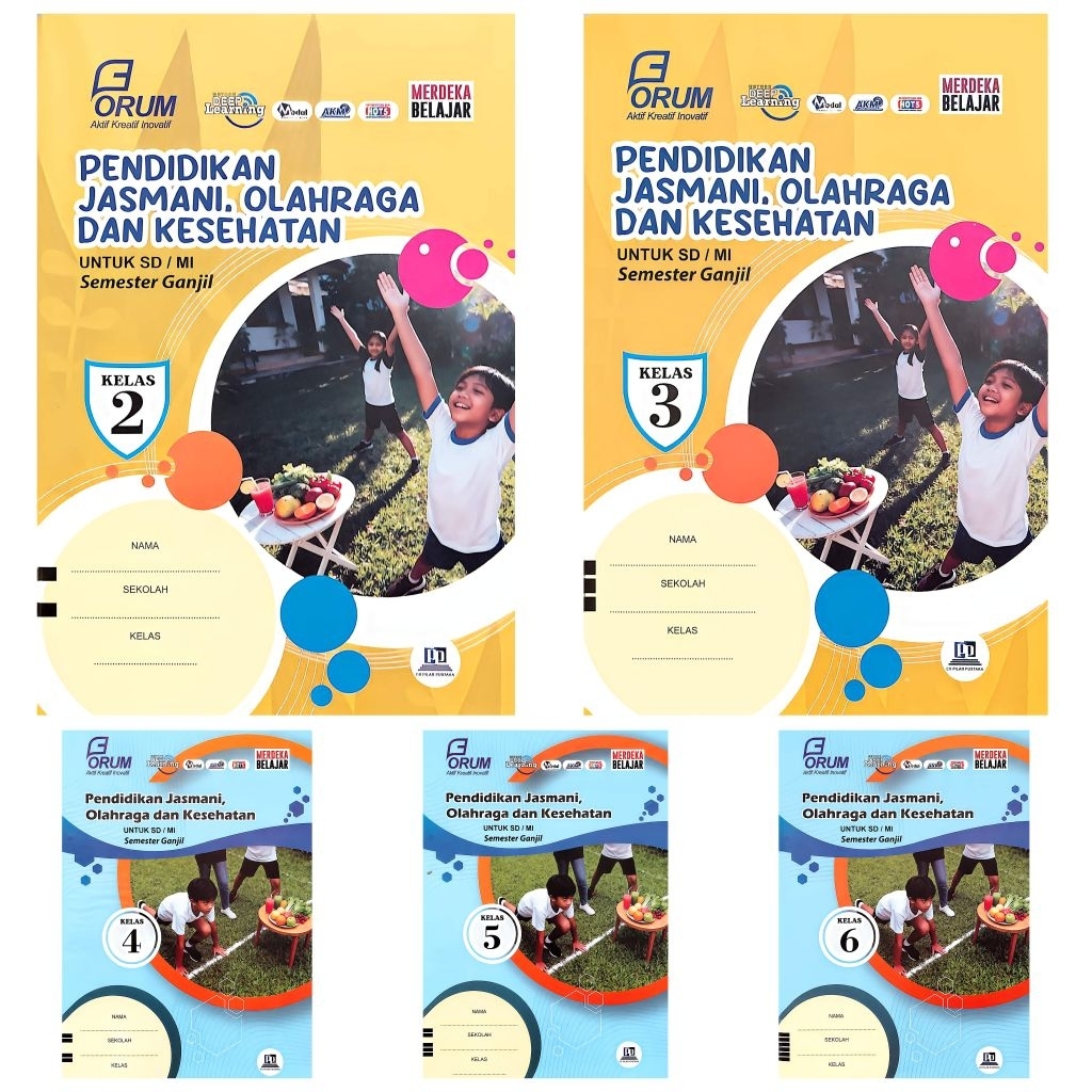 LKS SD MI PENJASORKES KELAS 2 3 4 5 6 SEMESTER 1 GANJIL KURIKULUM MERDEKA TA.2026-2027 | FORUM