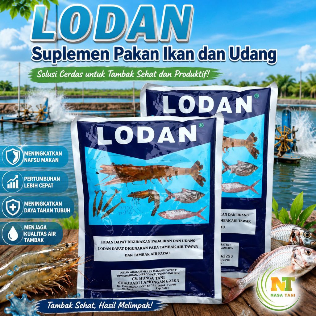 Lodan 500gr suplemen ikan dan udang