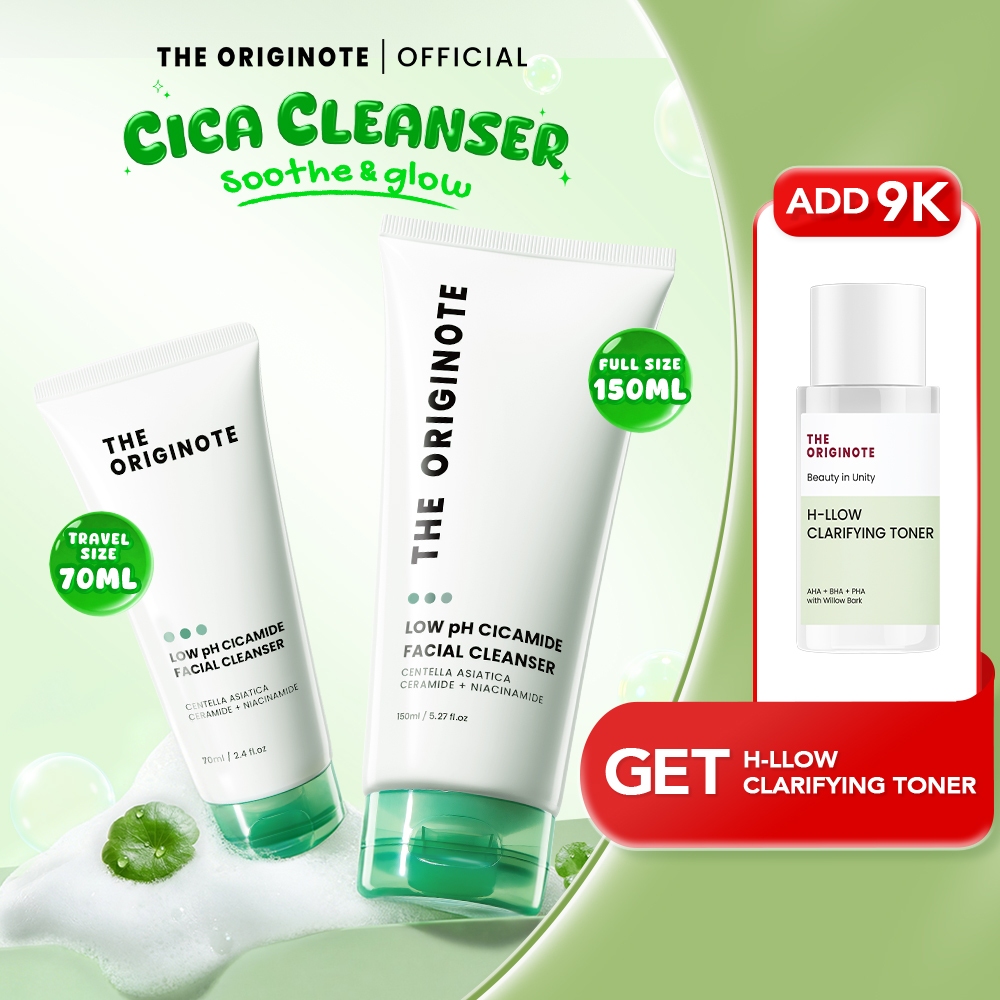 [FREE GIFT] The Originote Gentle Facial Wash Low pH 150ml & 70ml - Low pH Cleanser Sabun Cuci Muka |
