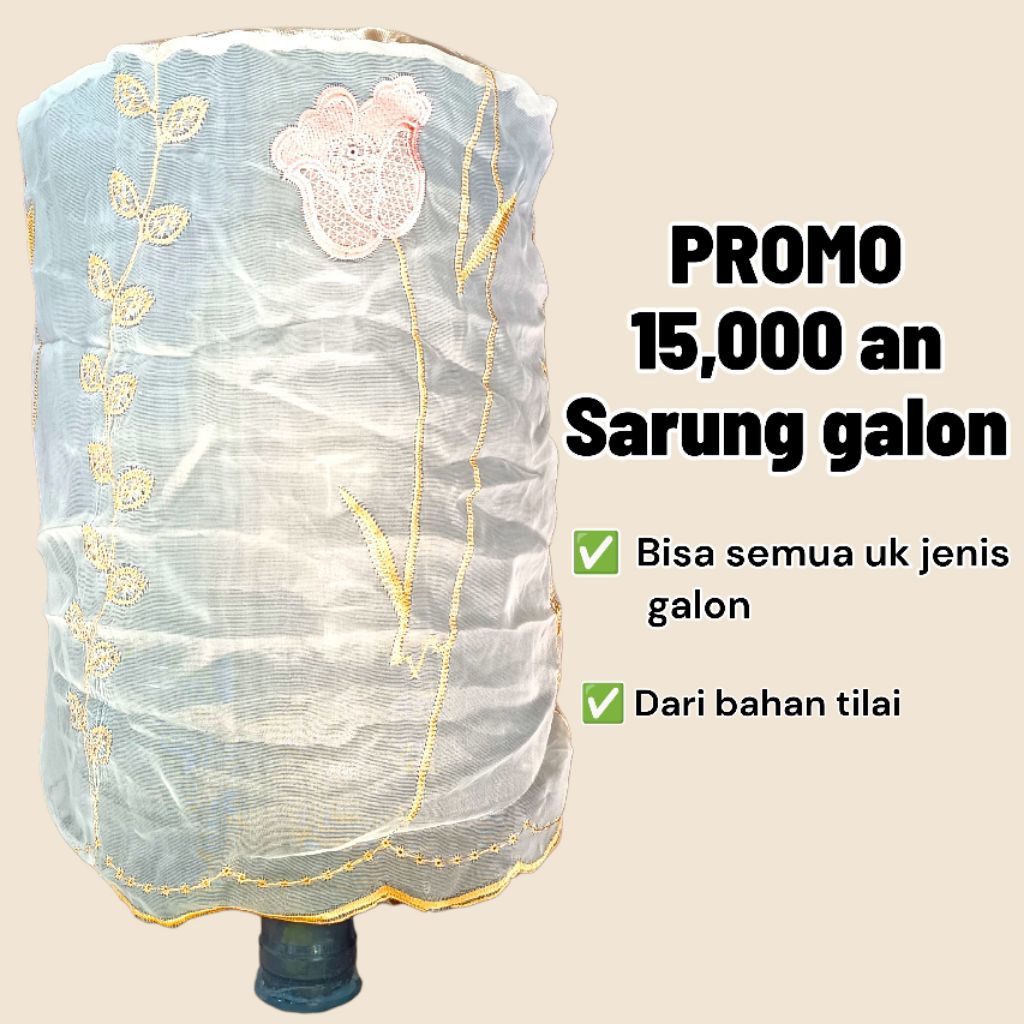 [BISA COD]PROMO SARUNG GALON TERMURAH/SARUNG GALON/TUTUP GALON/SARUMG GALON MURAH/SARUNG GALON TRANS