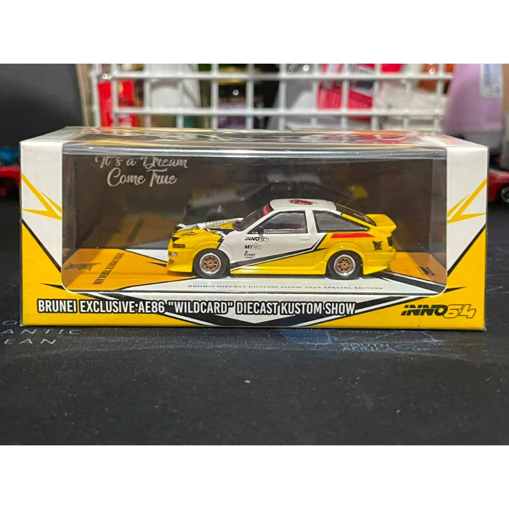 Inno64 Toyota Sprinter Trueno Ae86 Brunei Exclusive (Sealed)