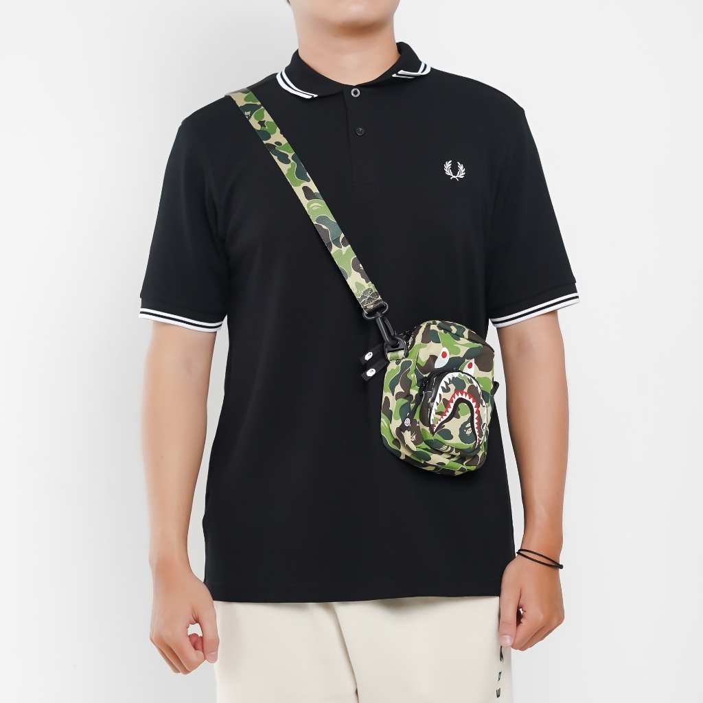 Tas BAPE SHARK ABC CAMO GREEN SHOULDER BAG 100% ORIGINAL