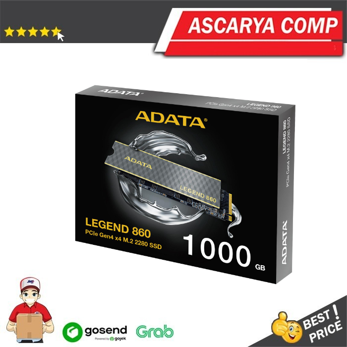 ADATA LEGEND 860 1TB NVME PCIe Gen4x4 / SSD 1TB NVME
