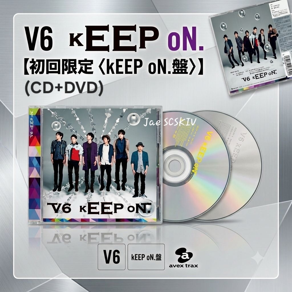 V6 single kEEP oN LE A (CD+DVD) Johnny's Entertainment JPop Idol Japan Artist