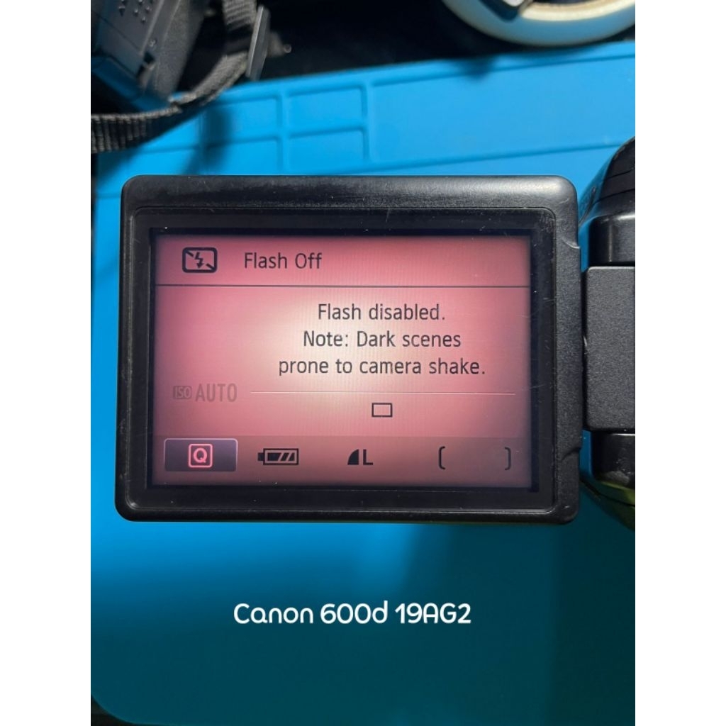 LCD Canon EOS 600d atau 60d (bekas & minus) kode : 19AG2