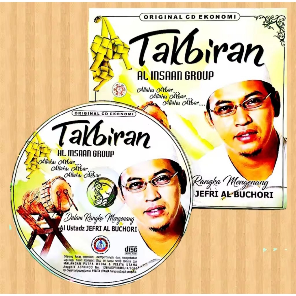 Original Kaset CD Lagu Takbiran Terbaru - Bisa Buat Audio Mobil - Kaset Cd Lagu Idul Fitri - Kaset C