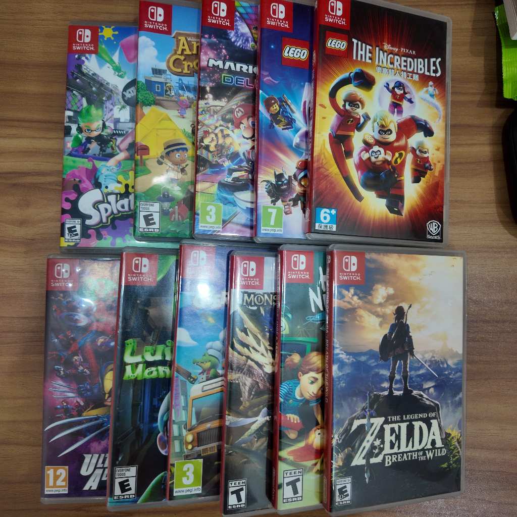Game Nitendo switch Second Original Bekas