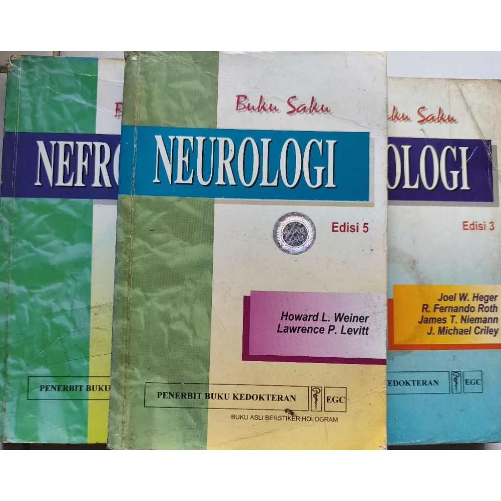 BUKU SAKU NEUROLOGI/KARDIOLOGI/NEUROLOGI BEKAS ORIGINAL