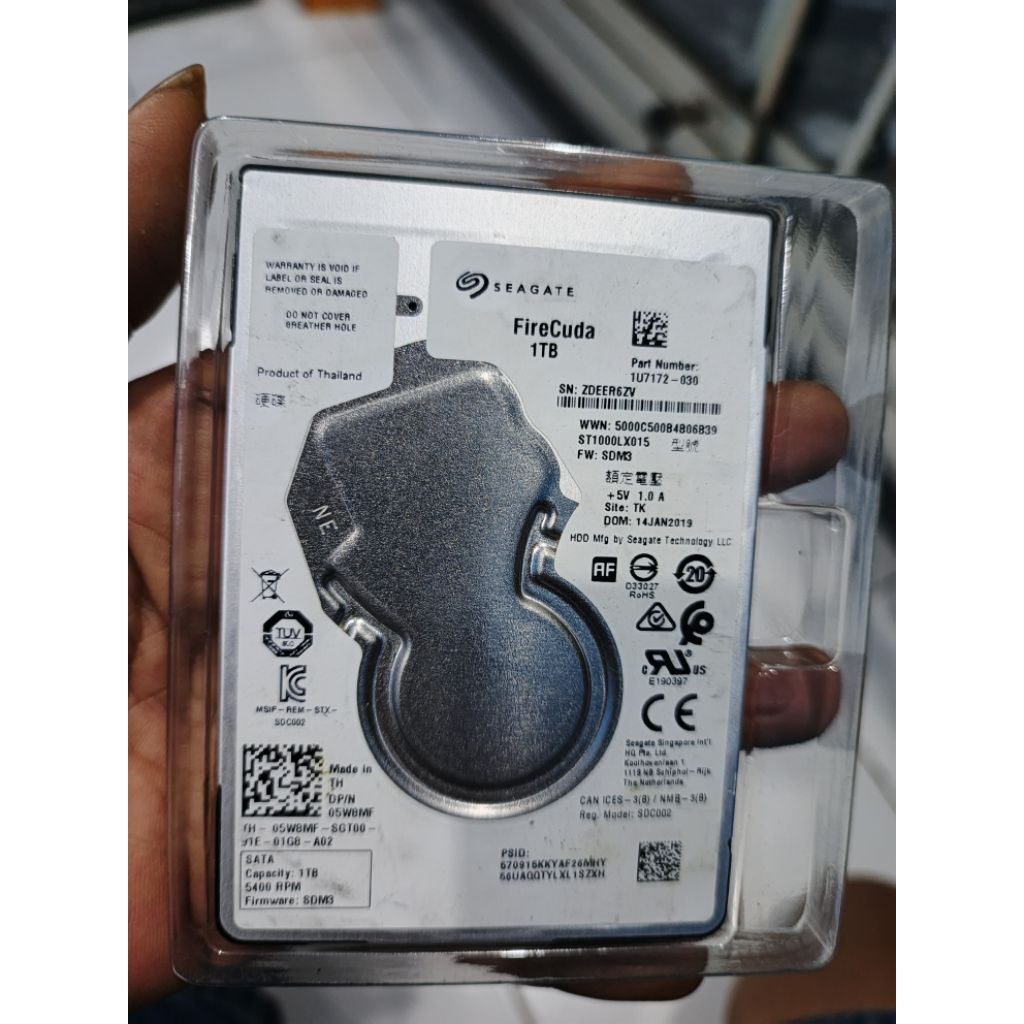 SSHD Seagate 1TB