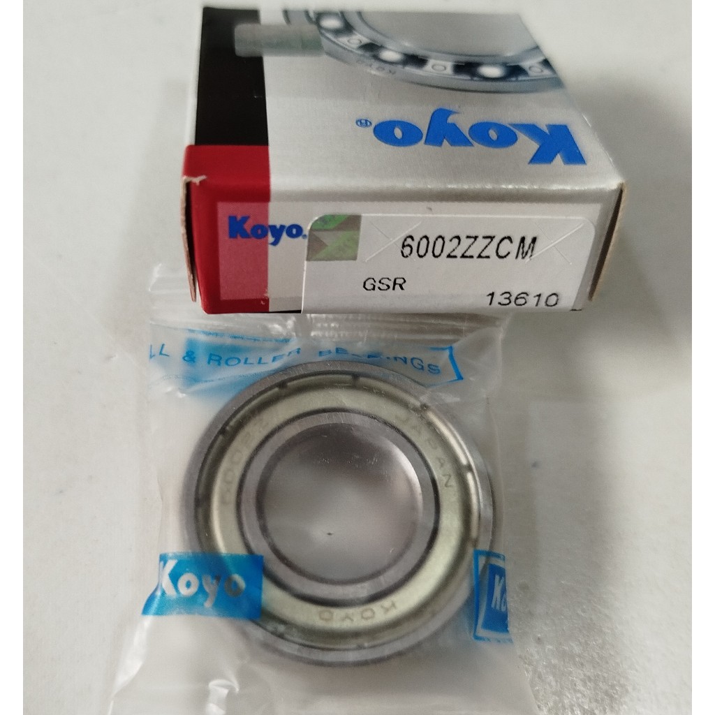 Bearing 6002 Tutup Besi Laher 6002ZZ (ID 15mm, OD 32mm, T9mm) Bearing 6002ZZ