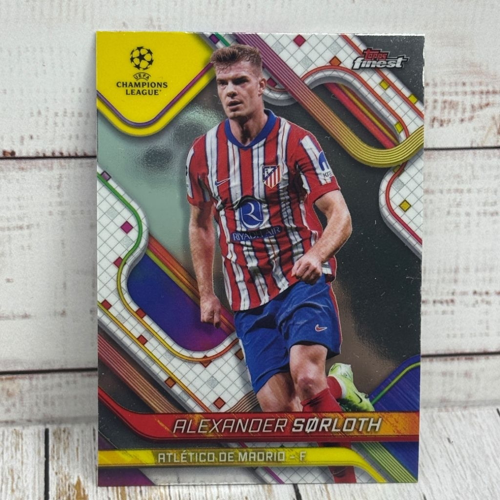 Kartu Bola Sorloth Atletico Madrid Topps Finest Original