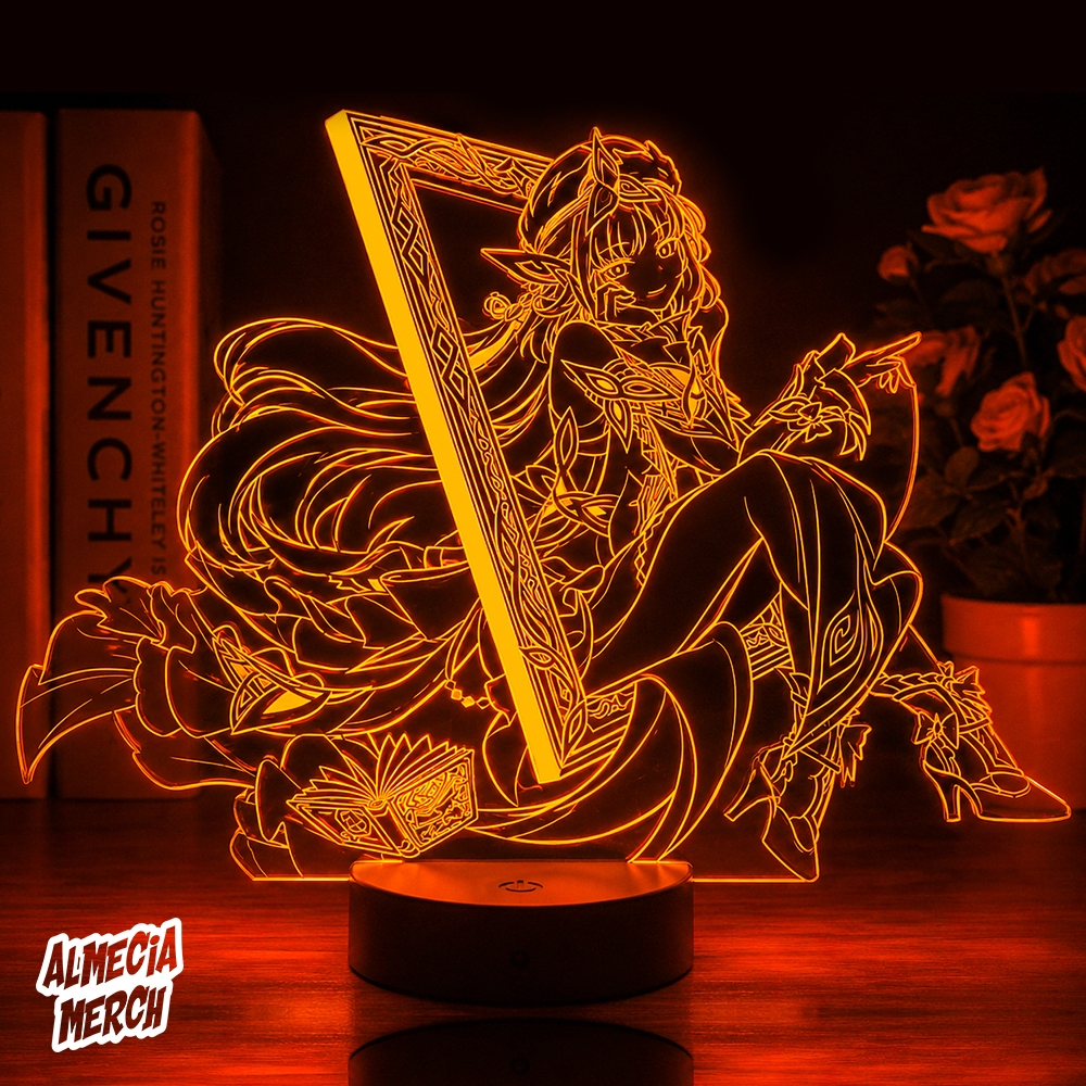 Lampu Tidur LED Genshin Impact / Night Lamp Acrylic Furina / Wanderer / Lampu Tidur Akrilik Yelan VO