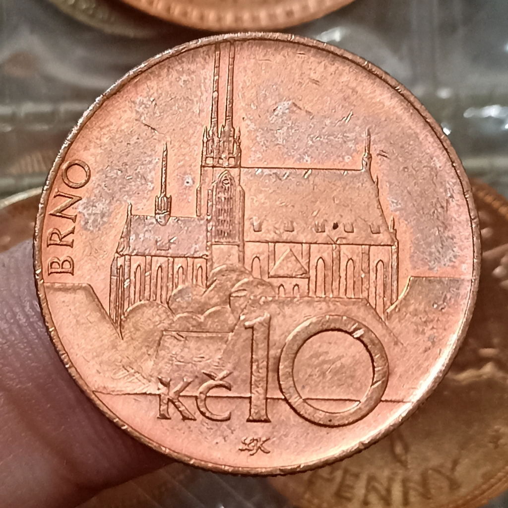 Koin Kuno Ceko 10 Korun