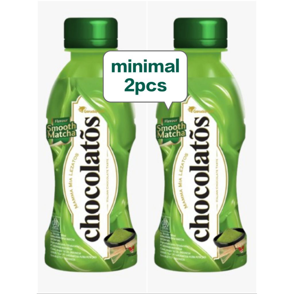 Chocolatos Drink Matcha botol 190ml