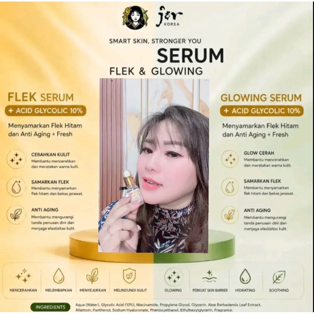 Serum Flek & Jerawat (Anti Aging) | JR Korea.
