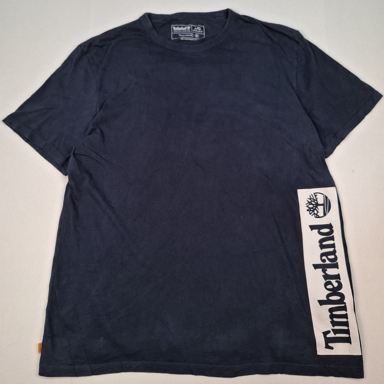 Kaos Timberland Motif Print Keren | Size On Tag L