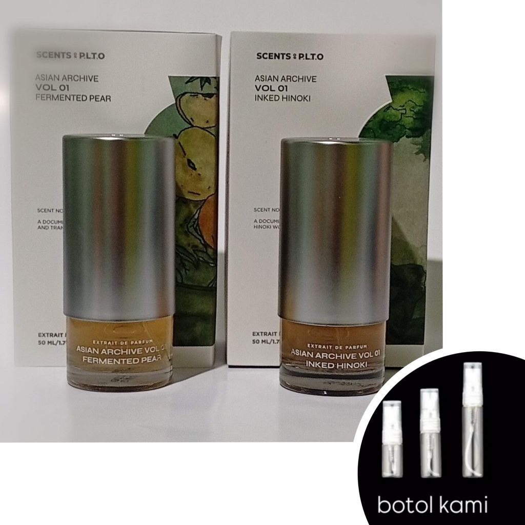 1ml Decant Parfum | SCENTS OF PLUTO | Inked Hinoki Fermented Pear Di Bawah Pohon Lost Italian Sea An