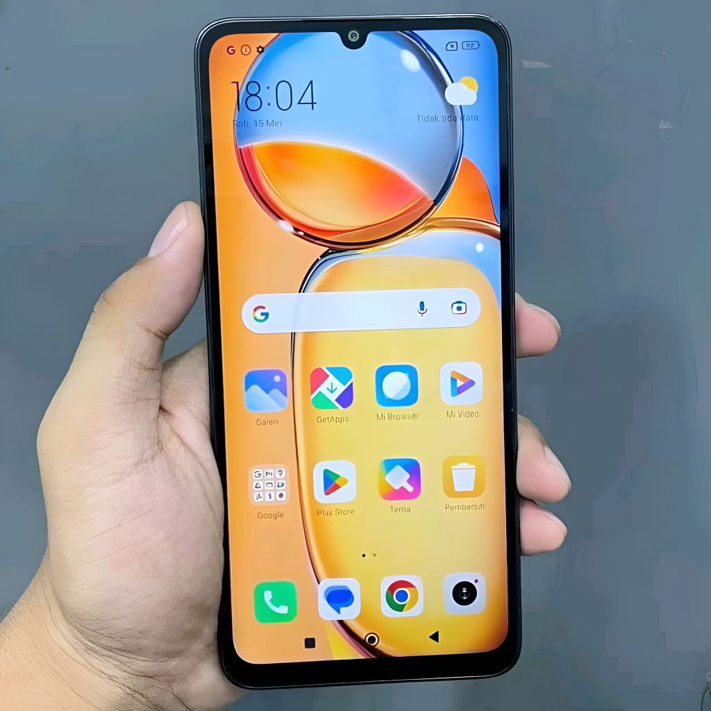 LCD Frame Ts Ori Asli Copotan Redmi 13C / Poco C65