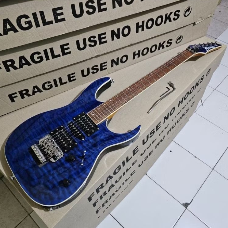 Gitar ibanez premium biru PU GNB korea baru