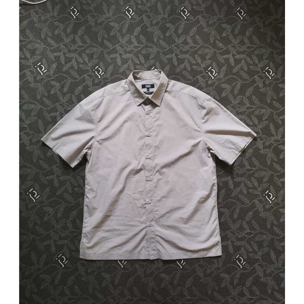 Musinsa Standard Nylon Kemeja Abu Terang