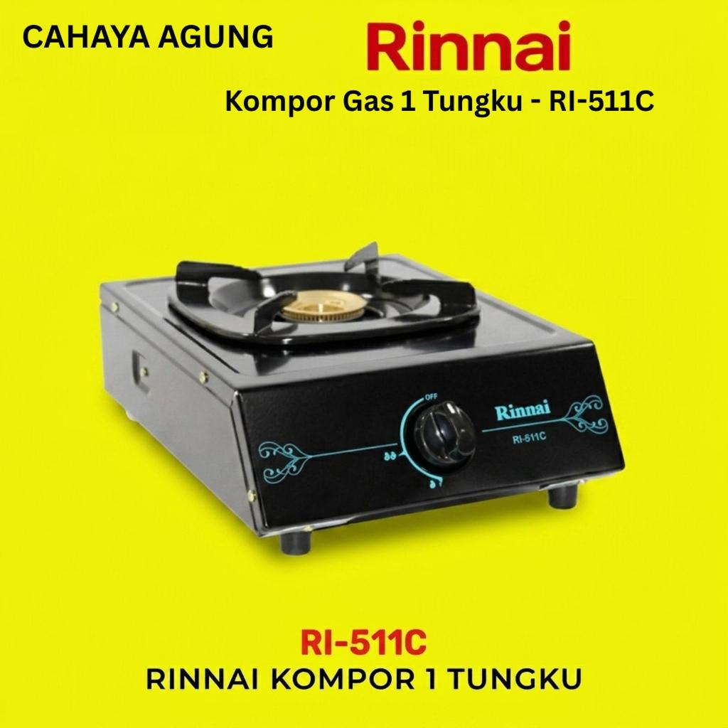 RINNAI Kompor Gas 1 Tungku RI-511C / Kompor Gas Rinnai RI511C