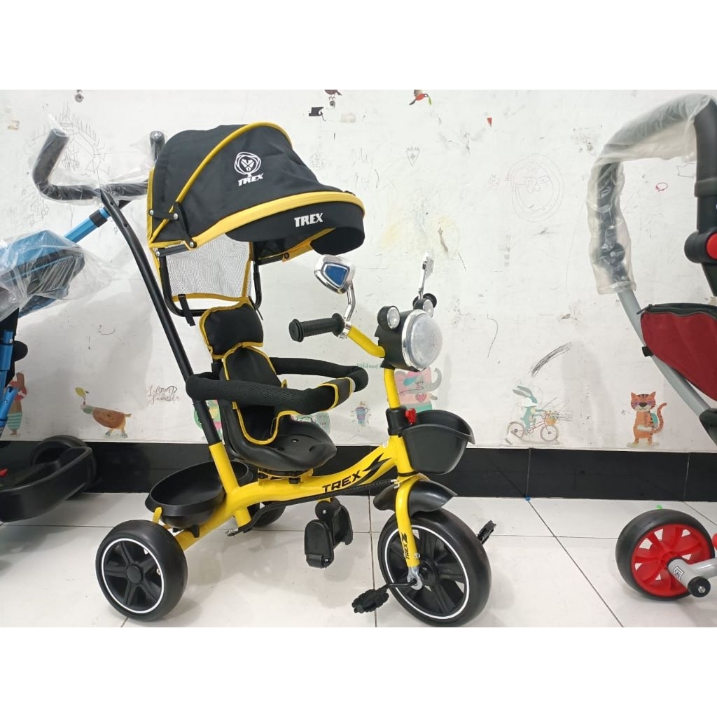 SEPEDA RODA 3 ANAK TREX (LANGSUNG KIRIM SIAP PAKAI)