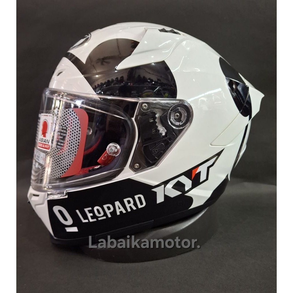 HELM KYT STRIKER SV LEOPARD PANDA | ORIGINAL KYT | HELM FULL FACE KYT