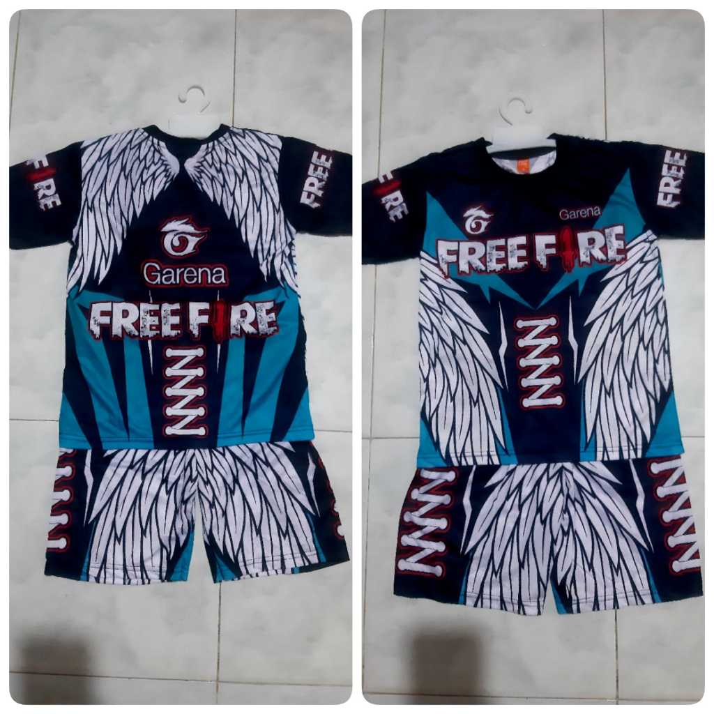 MARVEL SHOP / SETELAN ANGEL FF ANAK LAKI LAKI | CELANA ANGEL JOGER ENJEL FF TERBARU GAMING FREE FIRE