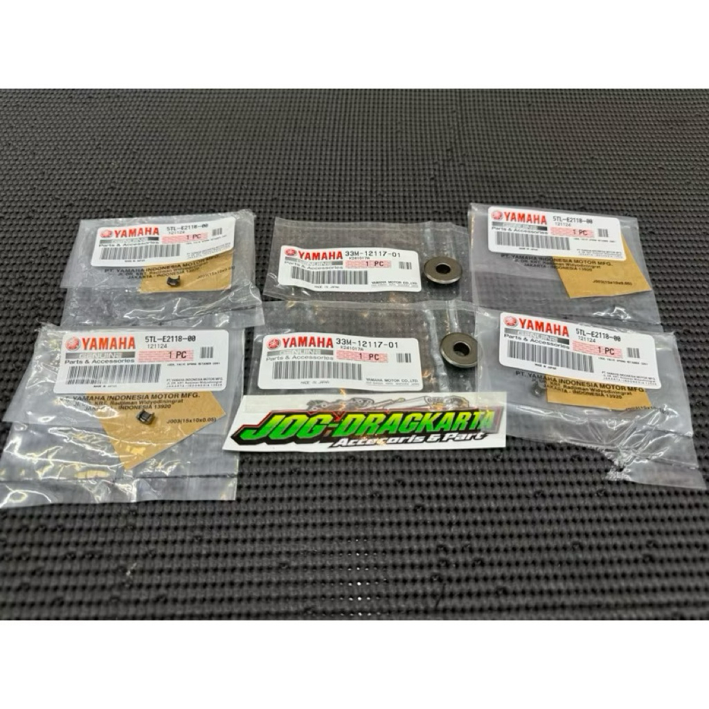 RETAINER KLEP MIO DAN KUKU KLEP MIO ORIGINAL YAMAHA DIAMETER BATANG 5MM