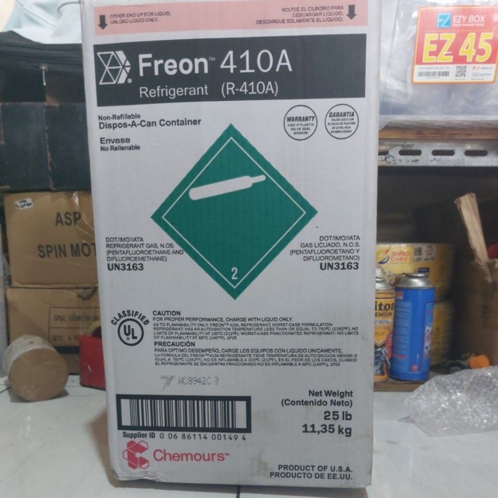R410A chemour chemours USA 11,30 KG R410 Chemours