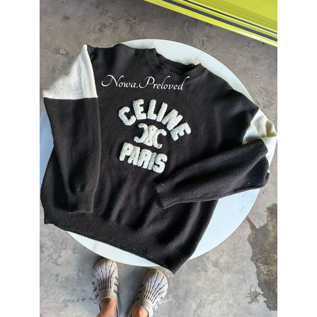 preloved knit celine paris second