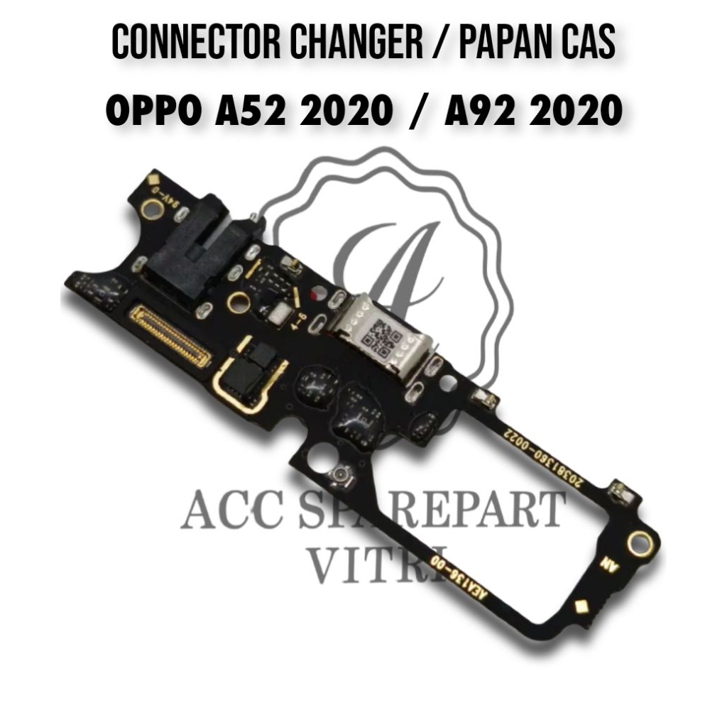 Papan Cas Oppo A52 2020 / Oppo A92 2020 Konektor Charger Flex Charging Board Dock Connector Sparepar