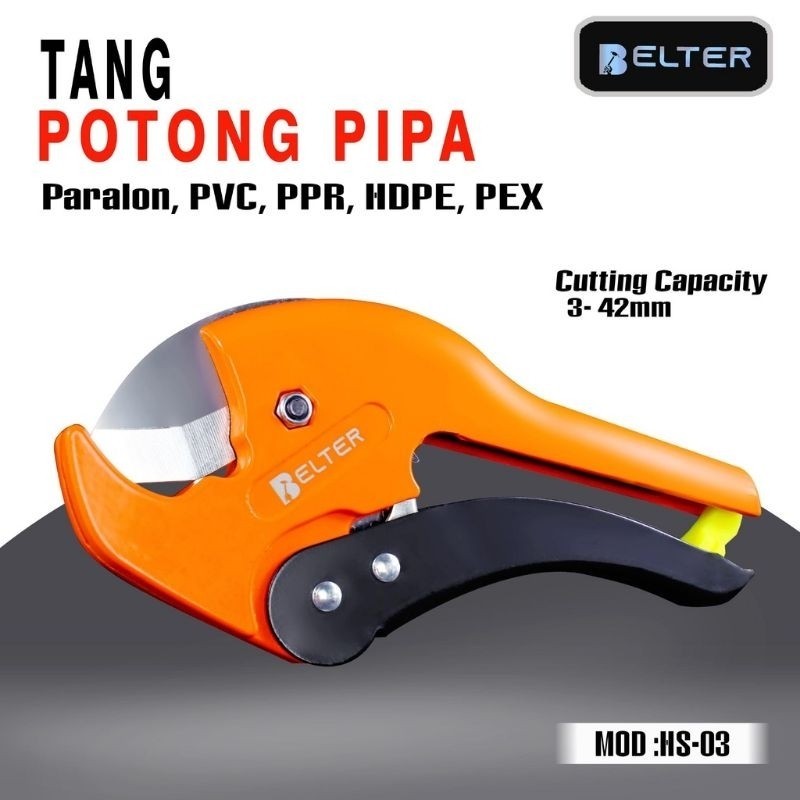 GUNTING PEMOTONG PIPA PVC ALAT POTONG PIPA GUNTING PIPA BELTER 42mm