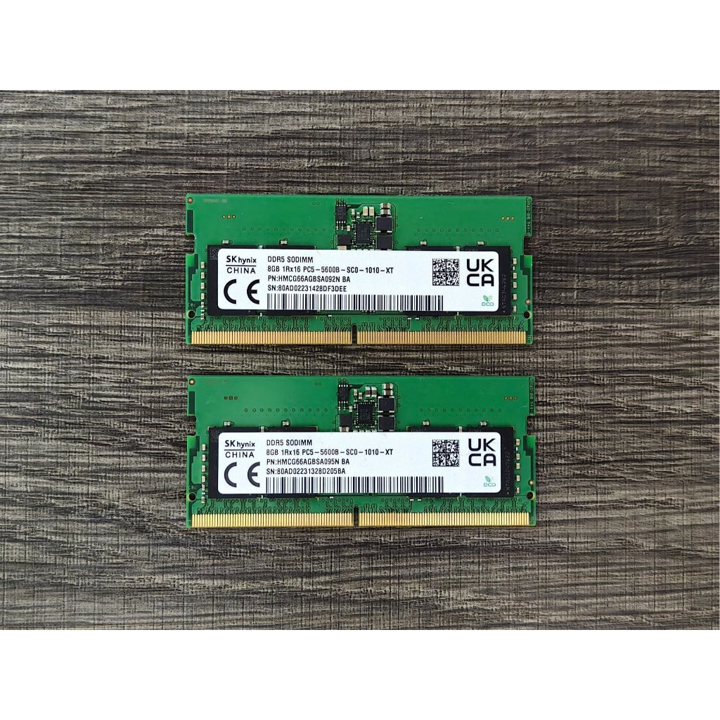 SK Hynix 16GB (2x8GB) 5600 SODIMM DDR5 RAM