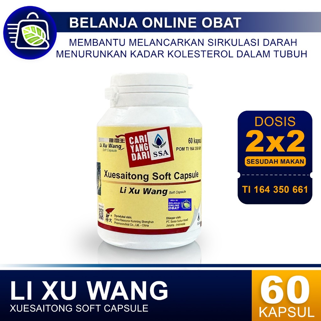 XUESAITONG SOFT CAPSULE LI XU WANG // Melancarkan sirkulasi darah