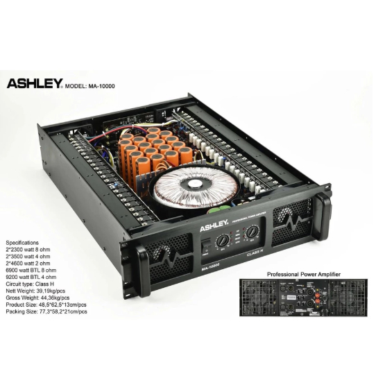 Power Ashley MA 10000 Original Amplifier MA10000 Class H