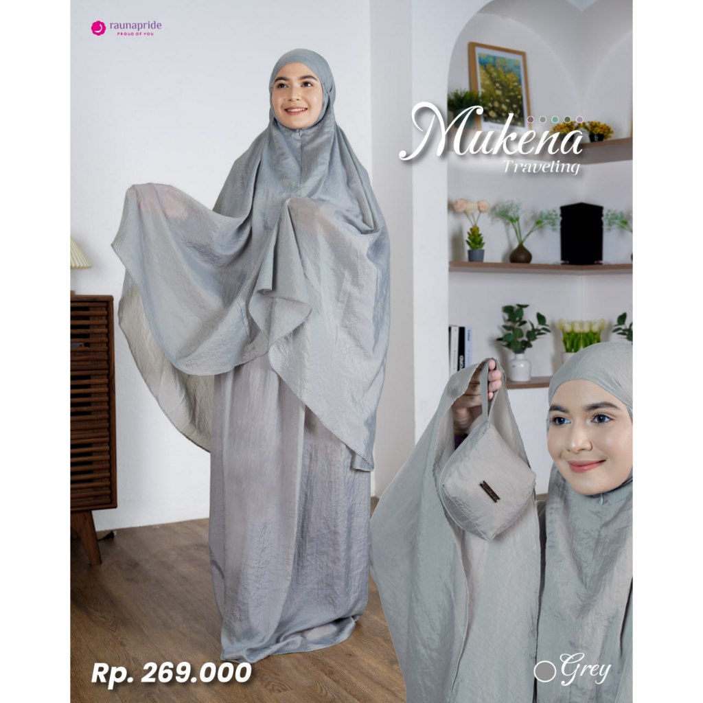 Rauna Pride Mukena Dewasa Traveling  Premium