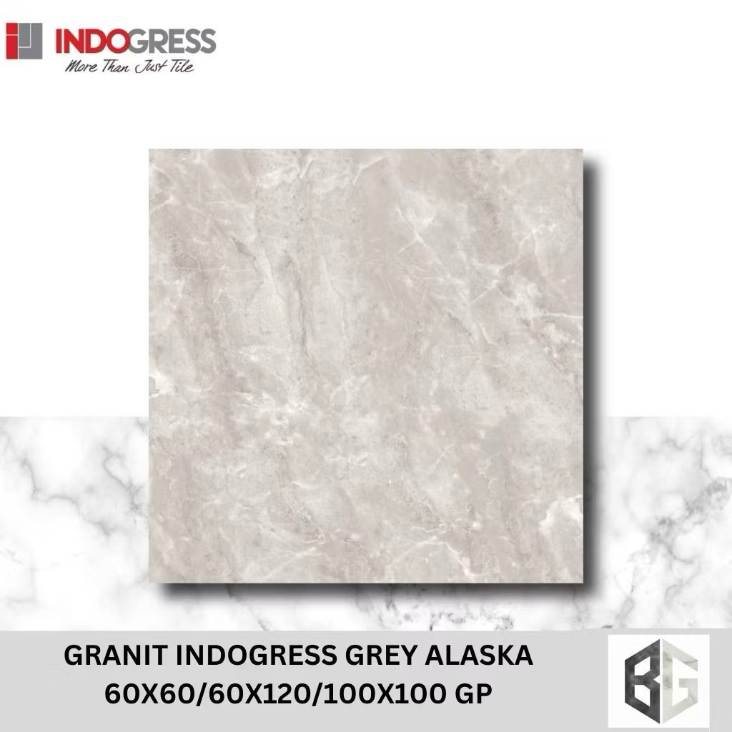 GRANIT INDOGRESS GREY ALASKA 60X60 / 60x120 / 100x100 Glazed Polished