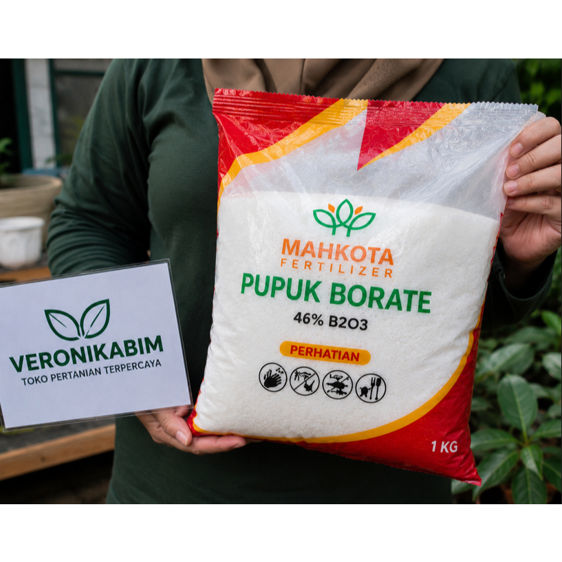Promo Cod Pupuk Borate Mahkota 1Kg (Kemasan Pabrik) Tanaman Sawit Tanaman Sayur Tanaman Buah ><