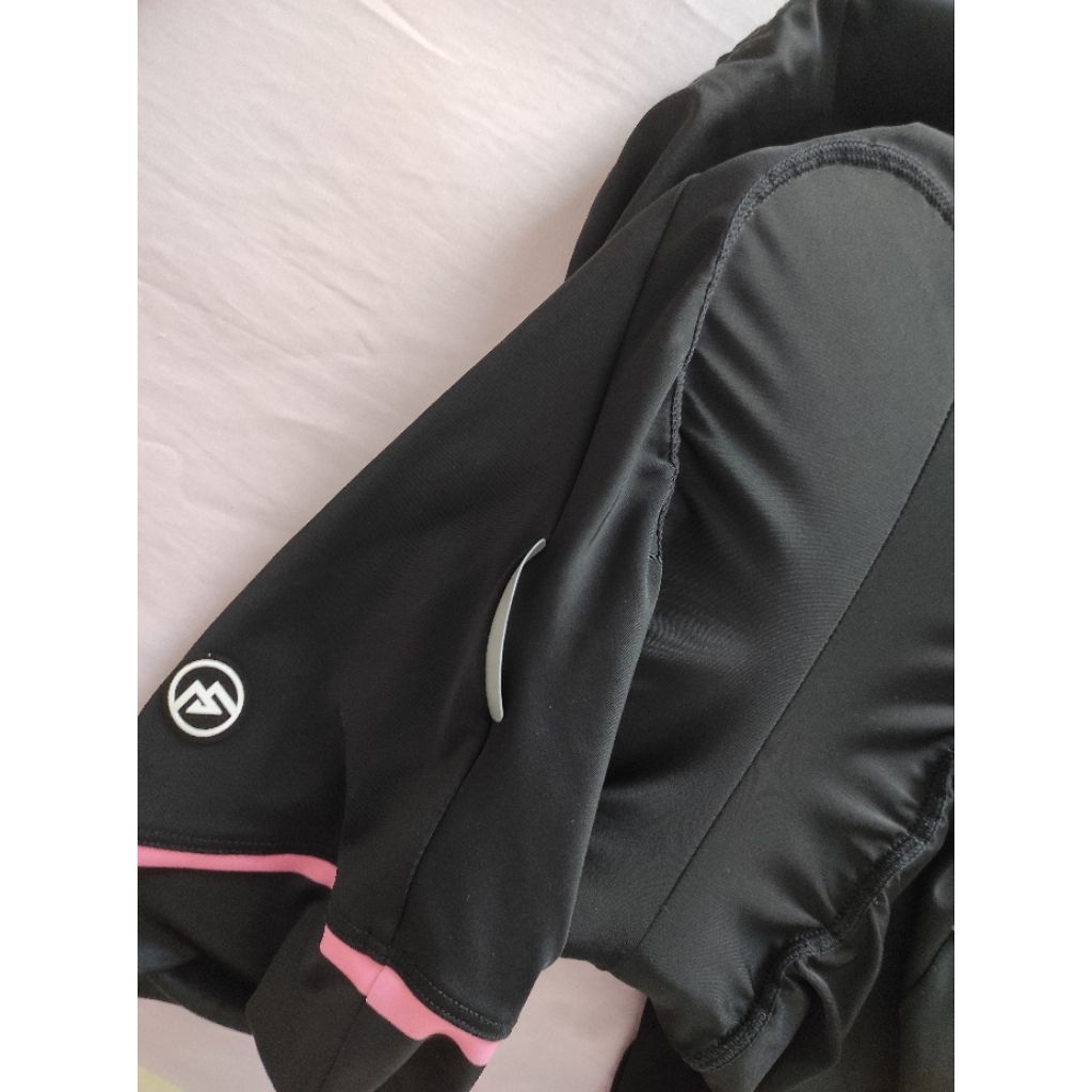 celana sepeda biker outdoor indoor statis rpm cycling pants for woman wanita cewek black color warna