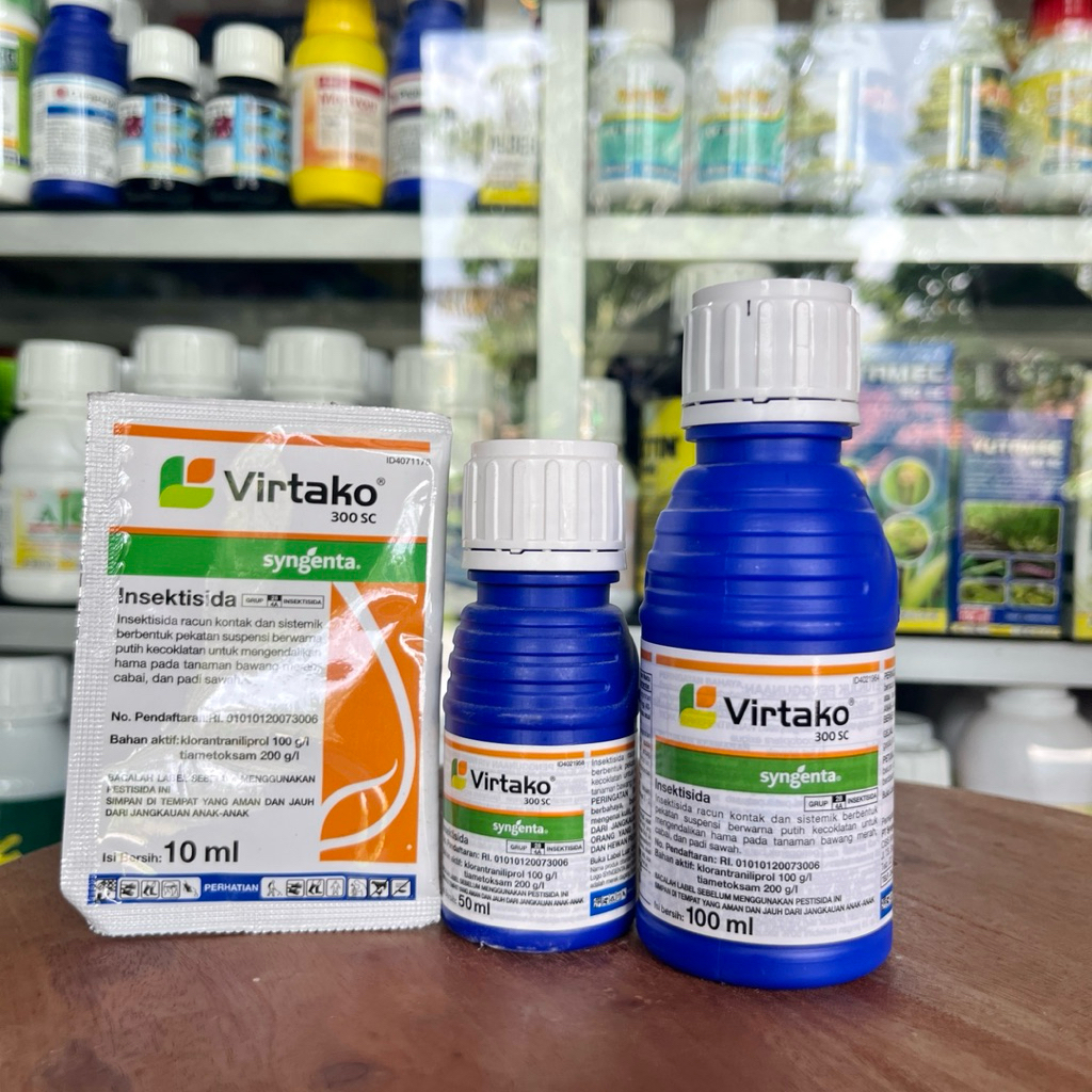 Virtako 300sc 50ml / 100ml - Insektisida Bahan Aktif Ganda Pasti Asli Ori Syngenta