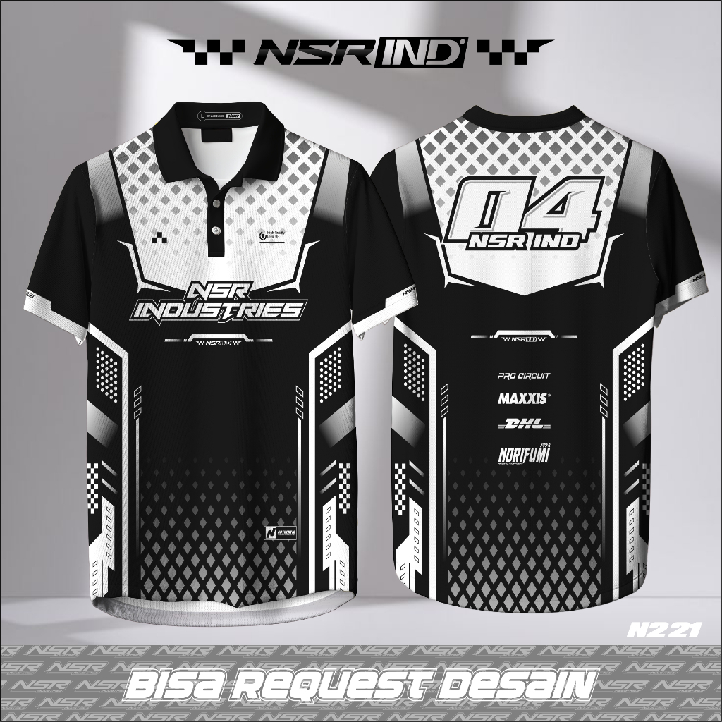 Jersey Custom Racing Nama Sendiri Full Print – Baju Jersey Printing Balap Sepeda Gaming karnaval sou